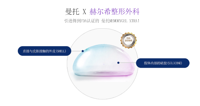 引进得到FDA认证的 曼托MemoryGel XTRA